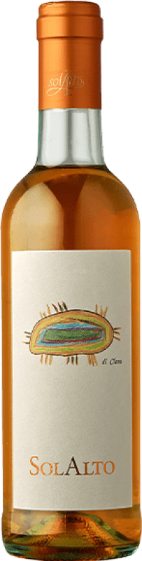 29,95 € Envio grátis | Vinho Doce Le Pupille Solalto I.G.T. Toscana Tuscany Itália Gewürztraminer, Sémillon, Sauvignon Meia Garrafa 37 cl