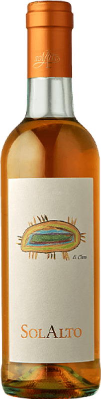 29,95 € Envio grátis | Vinho doce Le Pupille Solalto I.G.T. Toscana Tuscany Itália Sauvignon Branca, Gewürztraminer, Sémillon Meia Garrafa 37 cl