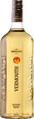 16,95 € Envío gratis | Vermut Gamondi Torino Bianco D.O.C. Piedmont Piemonte Italia Botella 1 L