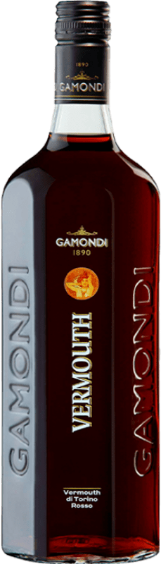 16,95 € 免费送货 | 苦艾酒 Gamondi Torino Rosso D.O.C. Piedmont 皮埃蒙特 意大利 瓶子 1 L