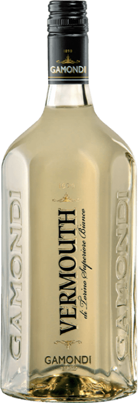 29,95 € Envío gratis | Vermut Gamondi Torino Superiore Bianco D.O.C. Piedmont Piemonte Italia Botella 1 L