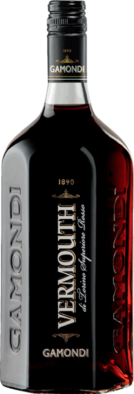 23,95 € Spedizione Gratuita | Vermut Gamondi Torino Superiore Rosso Piemonte Italia Bottiglia 1 L