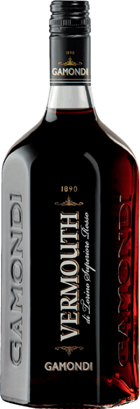 29,95 € Kostenloser Versand | Wermut Gamondi Torino Superiore Rosso D.O.C. Piedmont Piemont Italien Flasche 1 L