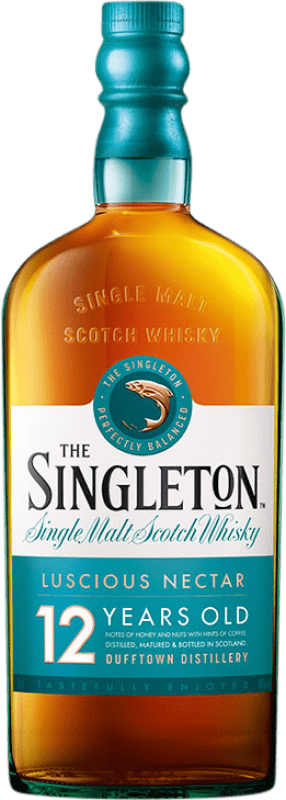 46,95 € Kostenloser Versand | Whiskey Single Malt Glendullan The Singleton of Dufftown Schottland Großbritannien 12 Jahre Flasche 70 cl