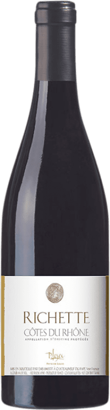 9,95 € Kostenloser Versand | Rotwein Grandes Serres Patrick Lesec Richette A.O.C. Côtes du Rhône Rhône Frankreich Syrah, Grenache Flasche 75 cl