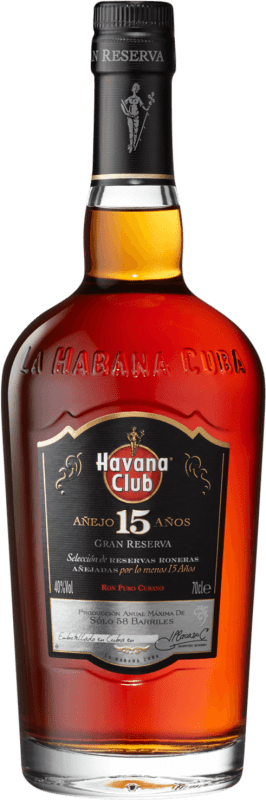 285,95 € Бесплатная доставка | Ром Havana Club Куба 15 Лет 70 cl