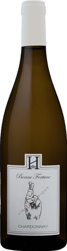 16,95 € Envoi gratuit | Vin blanc Heller Bonne Fortune France Chardonnay Bouteille 75 cl