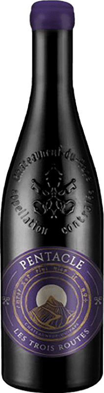 51,95 € 免费送货 | 红酒 Heller Pentacle Les Trois Routes A.O.C. Châteauneuf-du-Pape 法国 Grenache, Cinsault 瓶子 75 cl