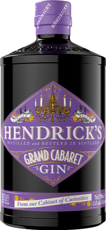 44,95 € Envío gratis | Ginebra Hendrick's Grand Cabaret Escocia Reino Unido Botella 70 cl