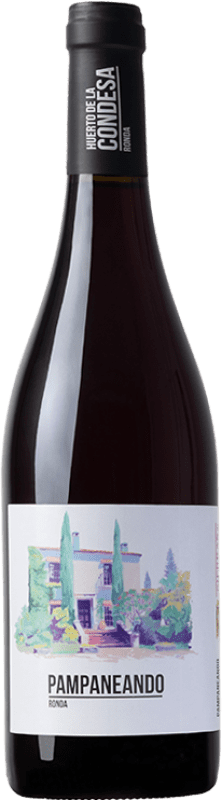 18,95 € 免费送货 | 红酒 Huerto de la Condesa Pampaneando D.O. Sierras de Málaga 安达卢西亚 西班牙 Grenache, Monastrell 瓶子 75 cl