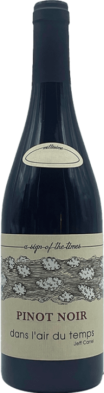 9,95 € Envío gratis | Vino Tinto Jeff Carrel Dans l'Air du Temps Francia Pinot Negro 75 cl