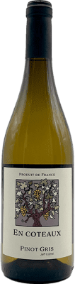 8,95 € Envio grátis | Vinho Branco Jeff Carrel Coteaux França Pinot Cinzento 75 cl