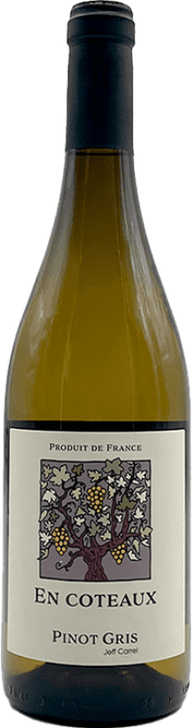 8,95 € Envío gratis | Vino Blanco Jeff Carrel Coteaux Francia Pinot Gris 75 cl