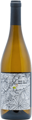9,95 € Envío gratis | Vino Blanco Jeff Carrel Pas Vu Pas Pris Francia Chardonnay 75 cl