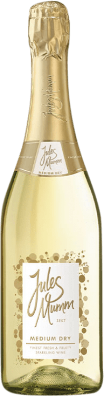 9,95 € Бесплатная доставка | Белое игристое Jules Mumm Medium Dry Германия бутылка 75 cl