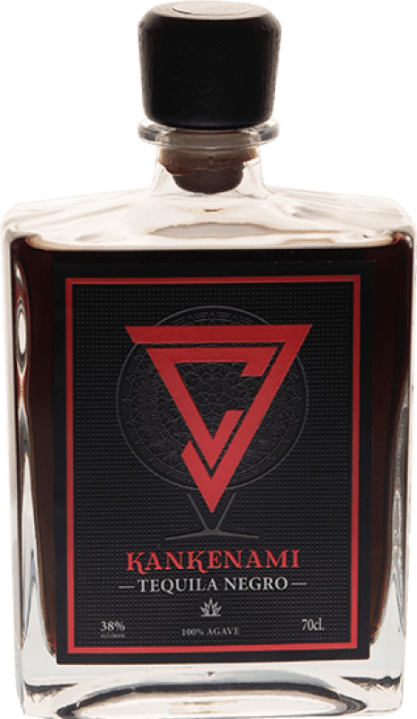 93,95 € Бесплатная доставка | Текила Kankenami by Jordi Cruz Agave 100 Negro Reposado Мексика бутылка 70 cl