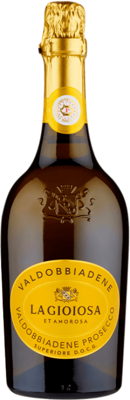 21,95 € Envio grátis | Espumante Rosé La Gioiosa Superior D.O.C.G. Prosecco di Conegliano-Valdobbiadene Itália Glera Garrafa 75 cl