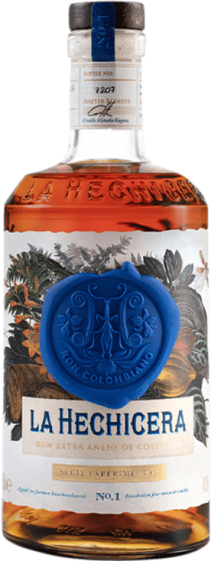 58,95 € Envio grátis | Rum La Hechicera Serie Experimental Nº 1 XA Extra Añejo — Extra Envelhecido Colômbia 70 cl