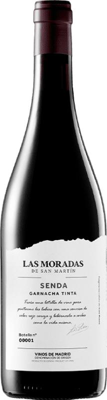 13,95 € Free Shipping | Red Wine Las Moradas Senda D.O. Vinos de Madrid Madrid's community Spain Garnacha — Grenache Bottle 75 cl