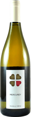 45,95 € Envío gratis | Vino blanco Le Tréfle A.O.C. Mercurey Francia Chardonnay Botella 75 cl