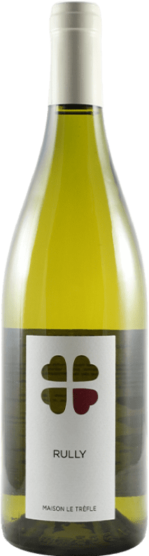 44,95 € Envío gratis | Vino Blanco Le Tréfle A.O.C. Rully Francia Chardonnay 75 cl