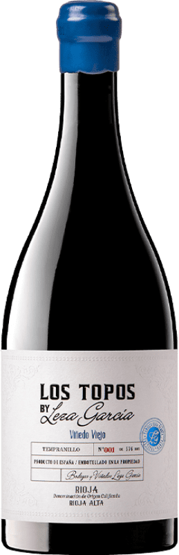 66,95 € Kostenloser Versand | Rotwein Leza Los Topos Viñedo Viejo D.O.Ca. Rioja La Rioja Spanien Tempranillo Flasche 75 cl