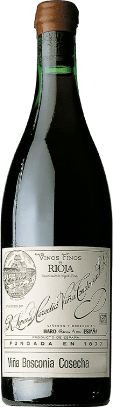 242,95 € Kostenloser Versand | Rotwein López de Heredia Viña Bosconia Große Reserve — Lange Reifung D.O.Ca. Rioja La Rioja Spanien Tempranillo, Garnacha — Grenache, Graciano, Mazuelo Flasche 75 cl