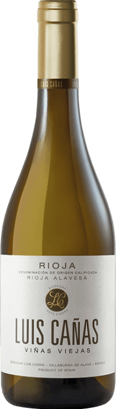 18,95 € Free Shipping | White wine Luis Cañas Viñas Viejas Blanco D.O.Ca. Rioja The Rioja Spain Viura, Malvasía Bottle 75 cl