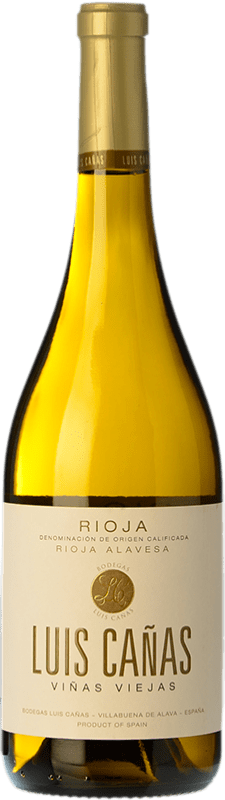 16,95 € Envoi gratuit | Vin Blanc Luis Cañas Viñas Viejas VV Vieilles Vignes D.O.Ca. Rioja La Rioja Espagne Viura, Malvasía Bouteille 75 cl