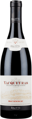 41,95 € Envío gratis | Vino Tinto Brotte Bouvencourt A.O.C. Vacqueyras Francia Syrah, Garnacha 75 cl