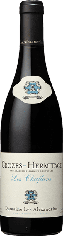 31,95 € 免费送货 | 红酒 Les Alexandrins Domaine Les Chaflans A.O.C. Crozes-Hermitage 法国 Syrah 瓶子 75 cl