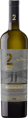 22,95 € Free Shipping | Red wine Marqués del Atrio Dos Cepas D.O.Ca. Rioja The Rioja Spain Viura, Tempranillo White Bottle 75 cl