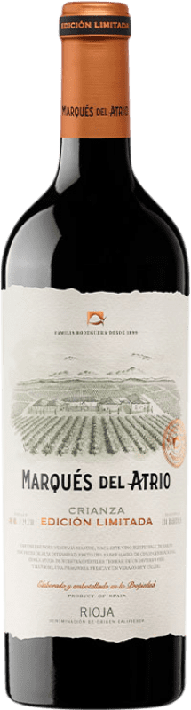 23,95 € 送料無料 | 赤ワイン Marqués del Atrio Edición Limitada 高齢者 D.O.Ca. Rioja ラ・リオハ スペイン Tempranillo, Graciano ボトル 75 cl