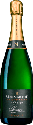 41,95 € Free Shipping | White Sparkling Wine Monmarthe Privilège Brut 1er Premier Cru A.O.C. Champagne Champagne France Pinot Noir, Chardonnay 75 cl