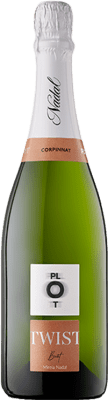 21,95 € Envio grátis | Espumante Branco Nadal Plot Twist Brut — Bruto Corpinnat Catalunha Espanha Malvasia, Macabeo, Xarel·lo, Parellada 75 cl