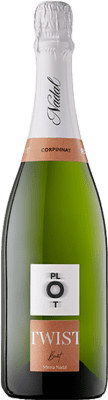 14,95 € 送料無料 | 白スパークリングワイン Nadal Plot Twist Brut Corpinnat カタロニア スペイン Macabeo, Xarel·lo, Parellada, Malvasía de Sitges ボトル 75 cl