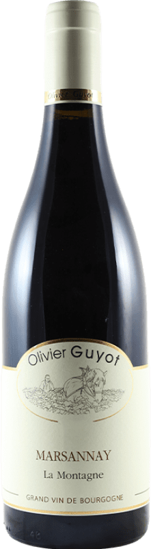 54,95 € Free Shipping | Red wine Olivier Guyot La Montagne A.O.C. Marsannay France Pinot Black Bottle 75 cl