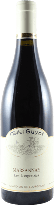 54,95 € Free Shipping | Red wine Olivier Guyot Les Longeroies A.O.C. Marsannay France Pinot Black Bottle 75 cl