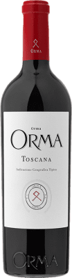 93,95 € Envío gratis | Vino Tinto Podere Orma I.G.T. Toscana Toscana Italia Merlot, Cabernet Sauvignon, Cabernet Franc 75 cl
