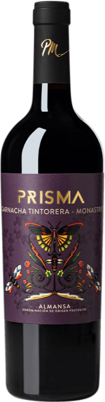 8,95 € Kostenloser Versand | Rotwein Paco Mulero Prisma Garnacha Tintorera Monastrell D.O. Almansa Spanien Monastrell, Grenache Tintorera Flasche 75 cl
