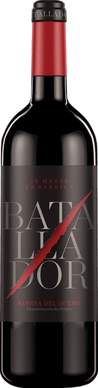 33,95 € 免费送货 | 红酒 Palacio de Villachica Batallador 10 Meses D.O. Ribera del Duero 卡斯蒂利亚莱昂 西班牙 Tempranillo 瓶子 Magnum 1,5 L