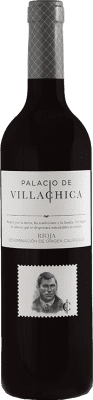 16,95 € Kostenloser Versand | Rotwein Palacio de Villachica Alterung D.O.Ca. Rioja La Rioja Spanien Tempranillo, Grenache, Mazuelo Flasche 75 cl