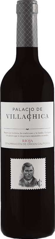 16,95 € Envoi gratuit | Vin rouge Palacio de Villachica Crianza D.O.Ca. Rioja La Rioja Espagne Tempranillo, Grenache, Mazuelo Bouteille 75 cl