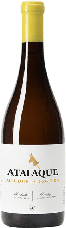 44,95 € Envío gratis | Vino blanco Pepe Rodríguez de Vera Atalaque de la Longuera D.O. Méntrida Castilla la Mancha España Albillo Botella 75 cl