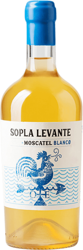 18,95 € Envio grátis | Vinho branco Rodríguez de Vera Sopla Levante D.O. Alicante Comunidade Valenciana Espanha Mascate de Alexandria Garrafa 75 cl