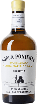 42,95 € Free Shipping | Fortified wine Rodríguez de Vera Sopla Poniente Manzanilla Santa María de la O Saca D.O. Manzanilla-Sanlúcar de Barrameda Andalusia Spain Palomino Fino Medium Bottle 50 cl