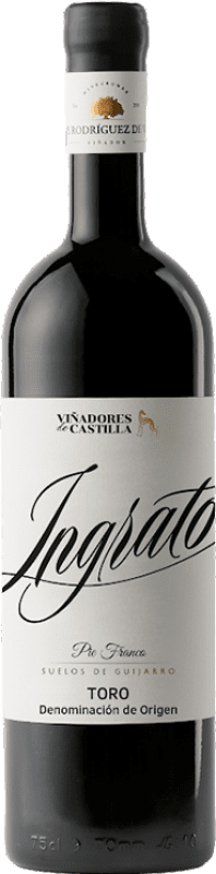 46,95 € Бесплатная доставка | Красное вино Rodríguez de Vera Viñadores de Castilla Ingrato D.O. Toro Кастилия-Леон Испания Tinta de Toro бутылка 75 cl