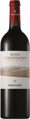 19,95 € 免费送货 | 红酒 Poggio Landi D.O.C. Rosso di Montalcino 意大利 Sangiovese 瓶子 75 cl