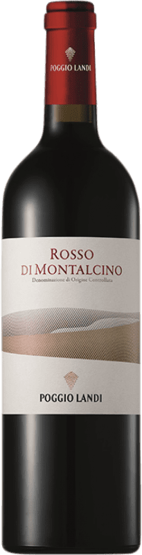 19,95 € 免费送货 | 红酒 Poggio Landi D.O.C. Rosso di Montalcino 意大利 Sangiovese 瓶子 75 cl