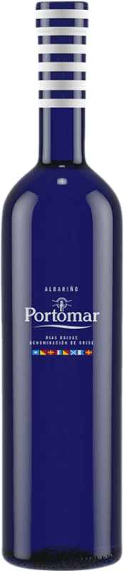 12,95 € Бесплатная доставка | Белое вино Portomar D.O. Rías Baixas Галисия Испания Albariño бутылка 75 cl